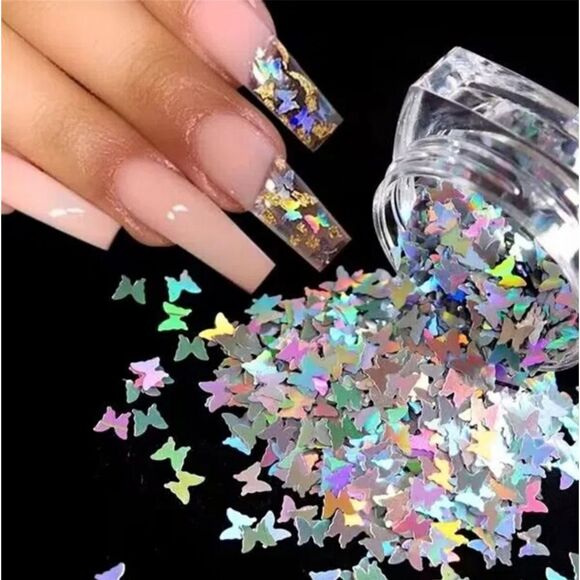 Zekai Other - Laser Cut Butterfly Nail Art